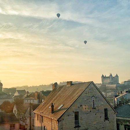 La Terrasse Saumuroise - Vue Chateau & Loire المظهر الخارجي الصورة