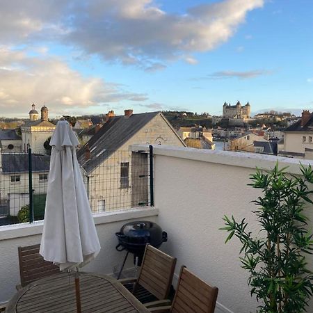 La Terrasse Saumuroise - Vue Chateau & Loire المظهر الخارجي الصورة